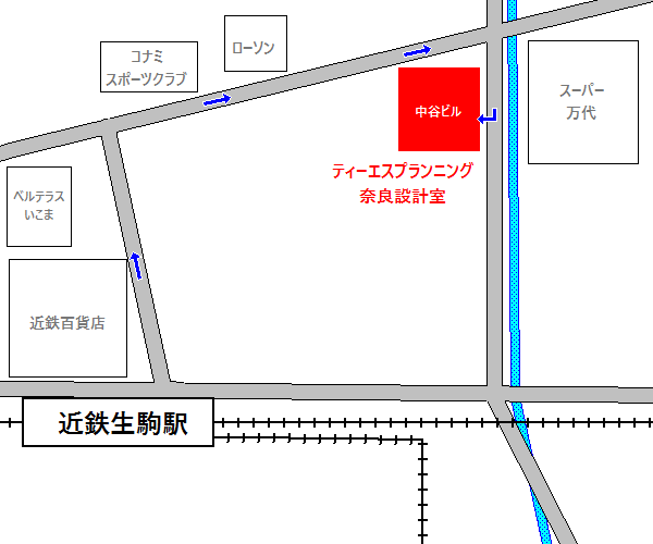 奈良設計室地図